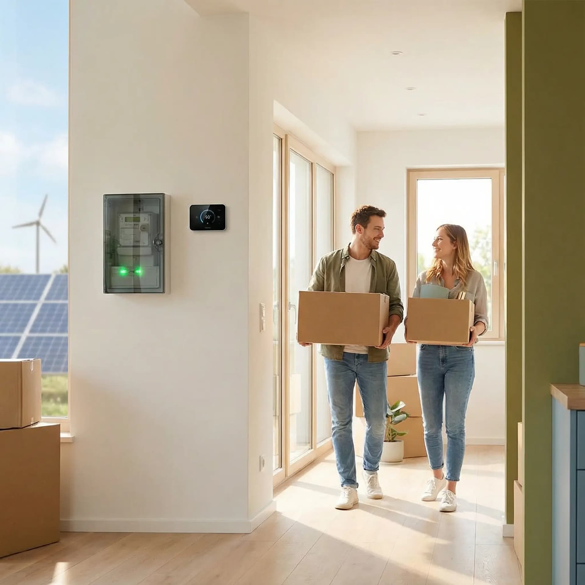 Verhuizen? Regel meteen je energie goed